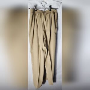 Alfred Dunner Tan Trousers 10P